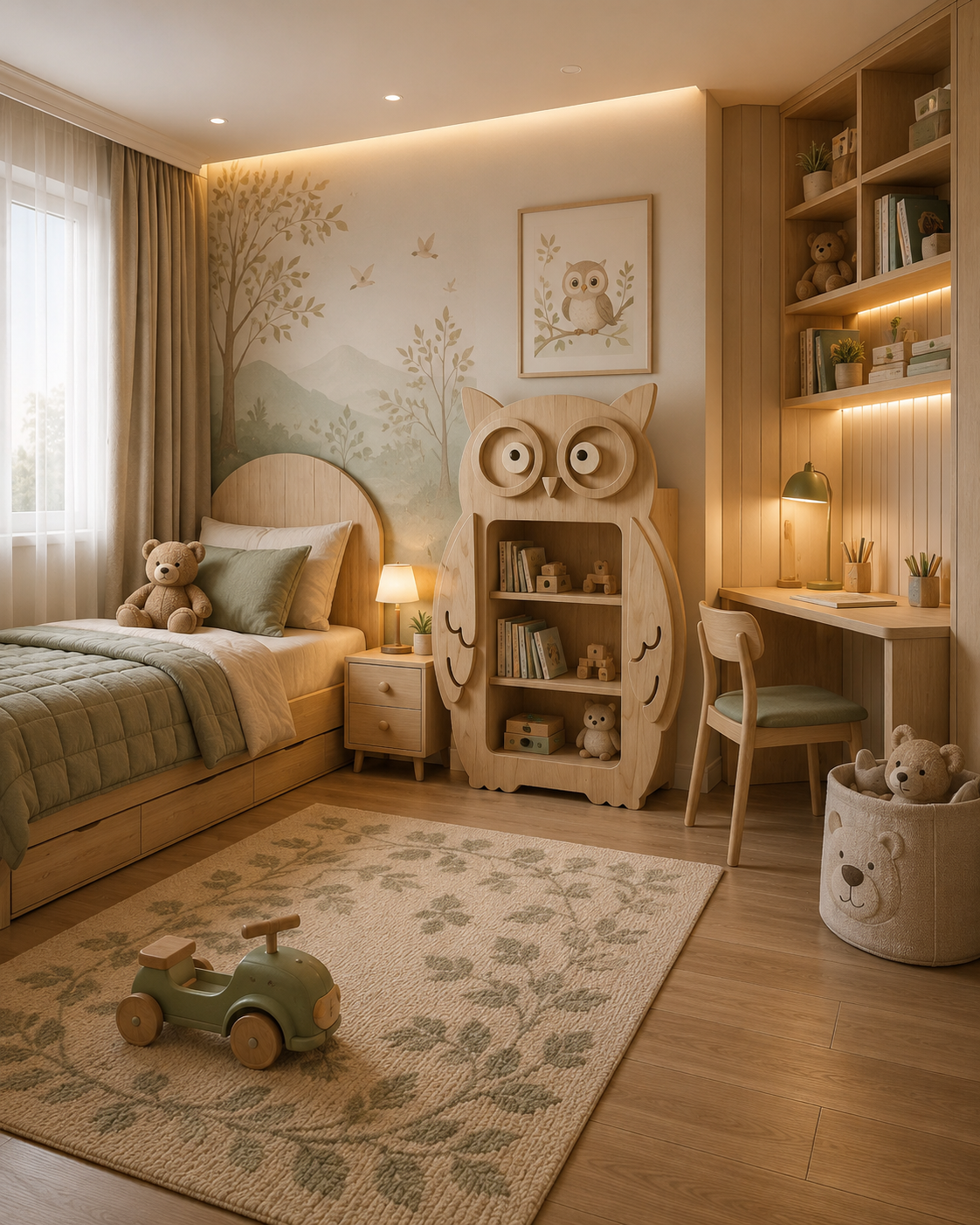Owl Kids Bookshelf