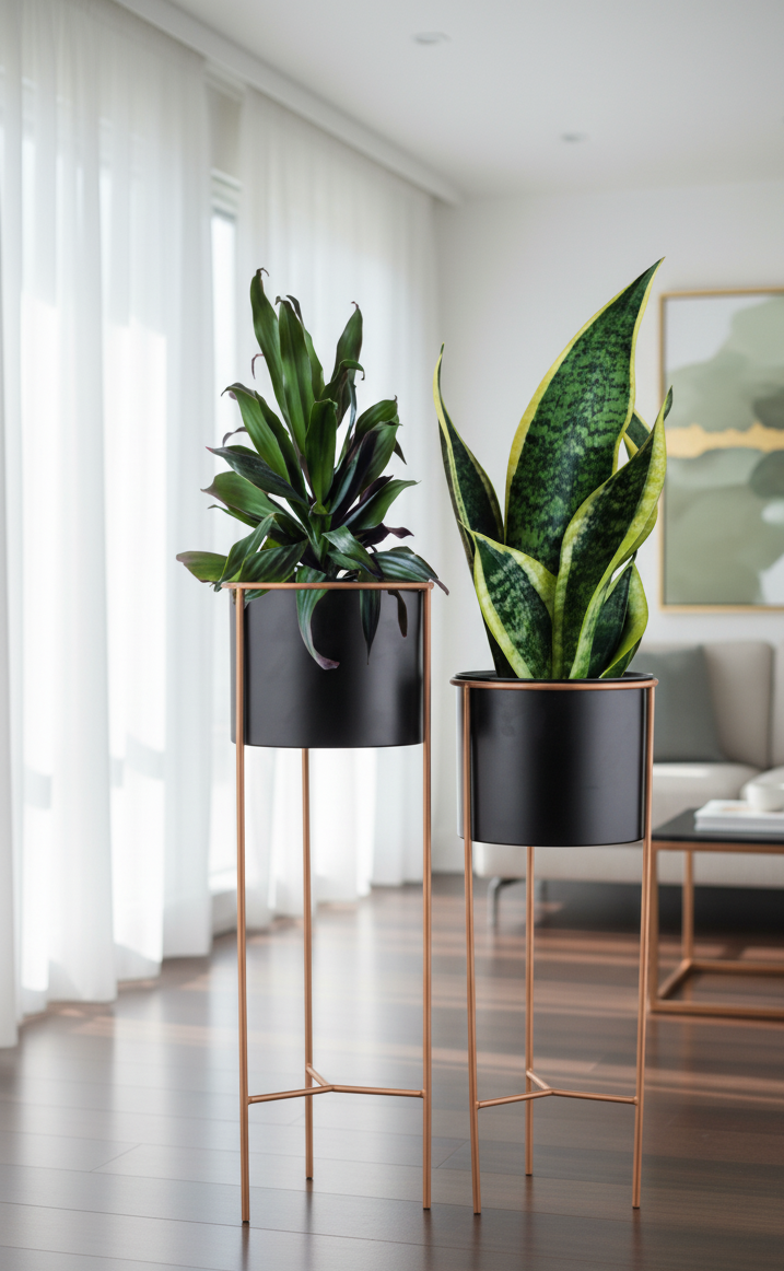 Set Of 2 Planter Stand 2