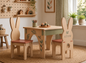 Personalized Montessori Toddler Table and Chair Set