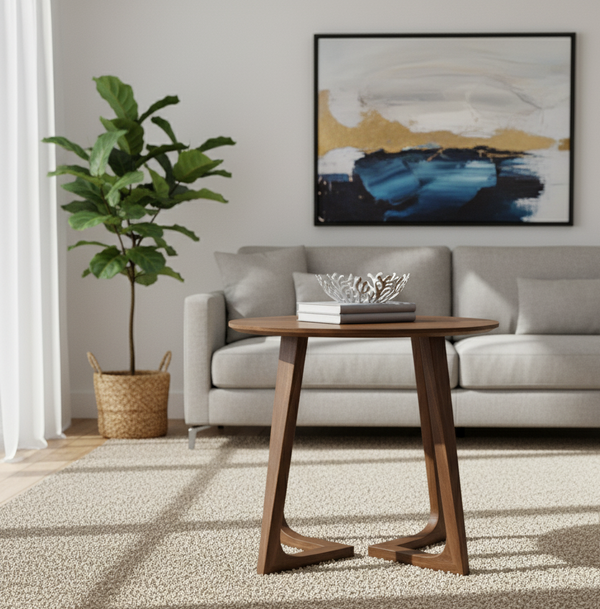 Antique Round Side Table