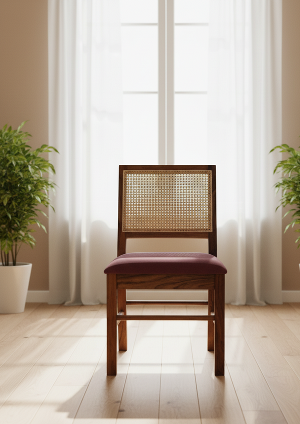 Rattan Wooden Dining Chair