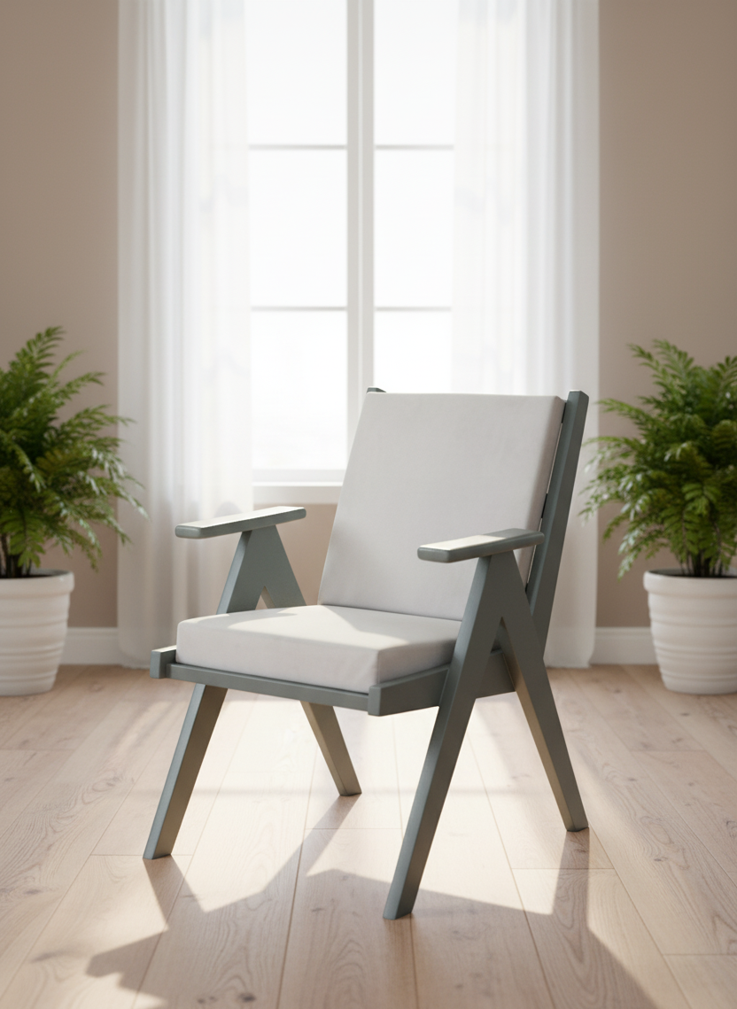 American Solid Wood Royal Lounge Chair