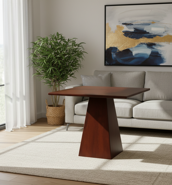 Modern Square Wooden Side Table