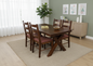 6 Seater X-Shaped Elegant Dining Table