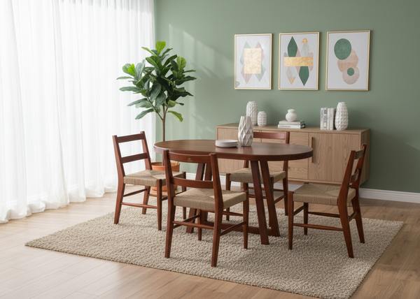 4 Seater Classy Oval Dining Table