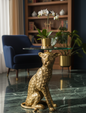 Gold Aluminium Metal Side Table