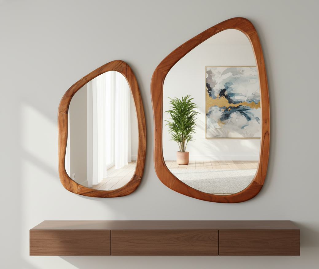 Acacia Italian Mirror (L)