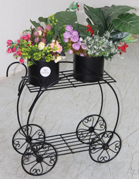 Designer Both Side  Planter Stand